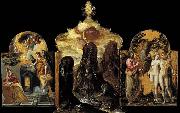 El Greco The Modena Triptych oil painting reproduction